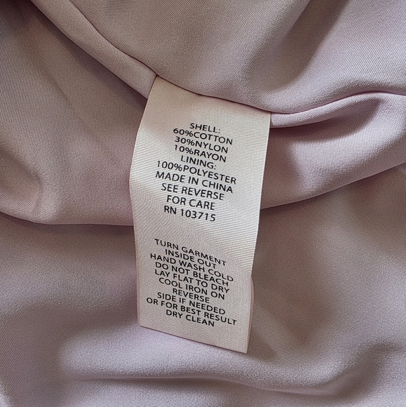 NWOT Nanette Lepore Lilac Lace Long Sleeve Shirt Dress – Size 10 - Picture 12 of 12